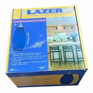 Lazer Halo Line-Voltage Decorative Pendant System Track Lights LZR603BL Blue